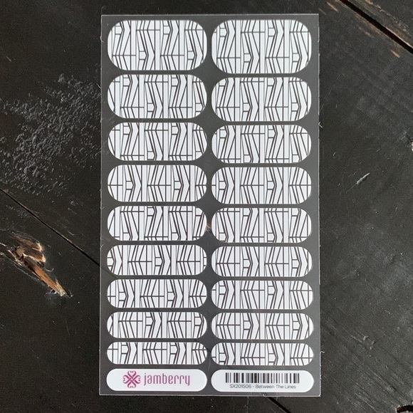 JAMBERRY Nail Wraps - Between The Lines - Picture 7 of 13